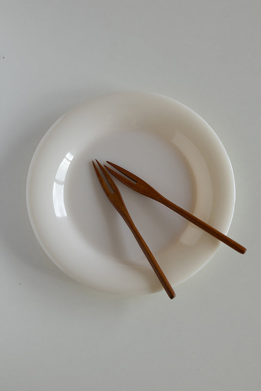 wood dessert fork 木頭點心叉