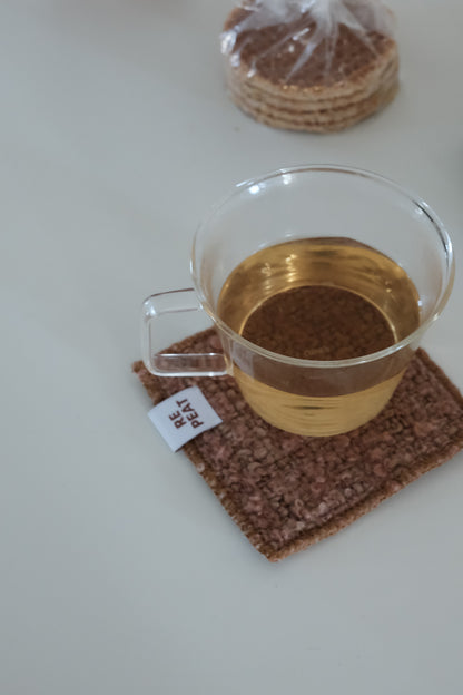 Bread Cup Coaster 麵包針織杯墊 四色