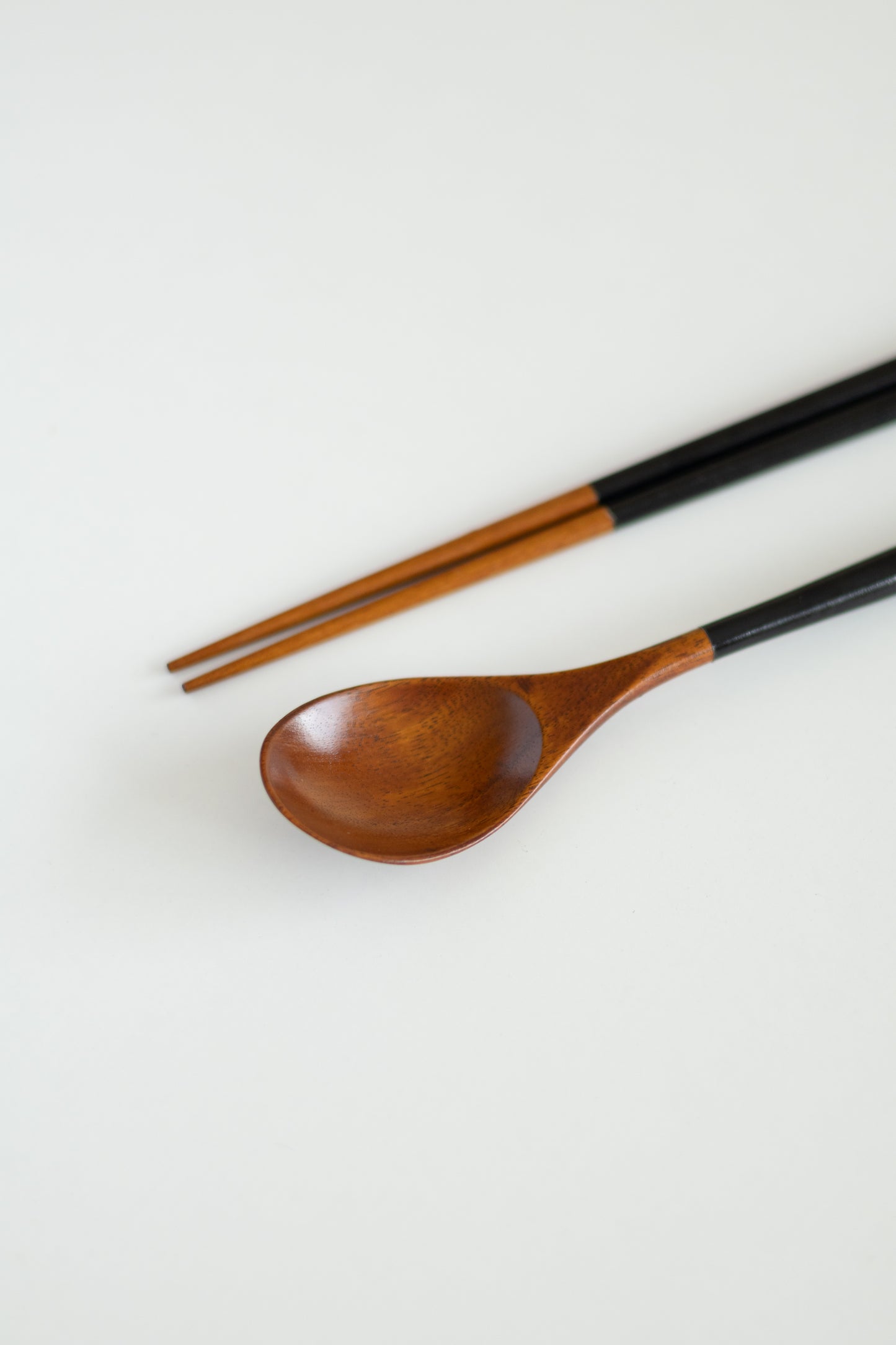 wood lacquered cutlery set 天然漆木製餐具組