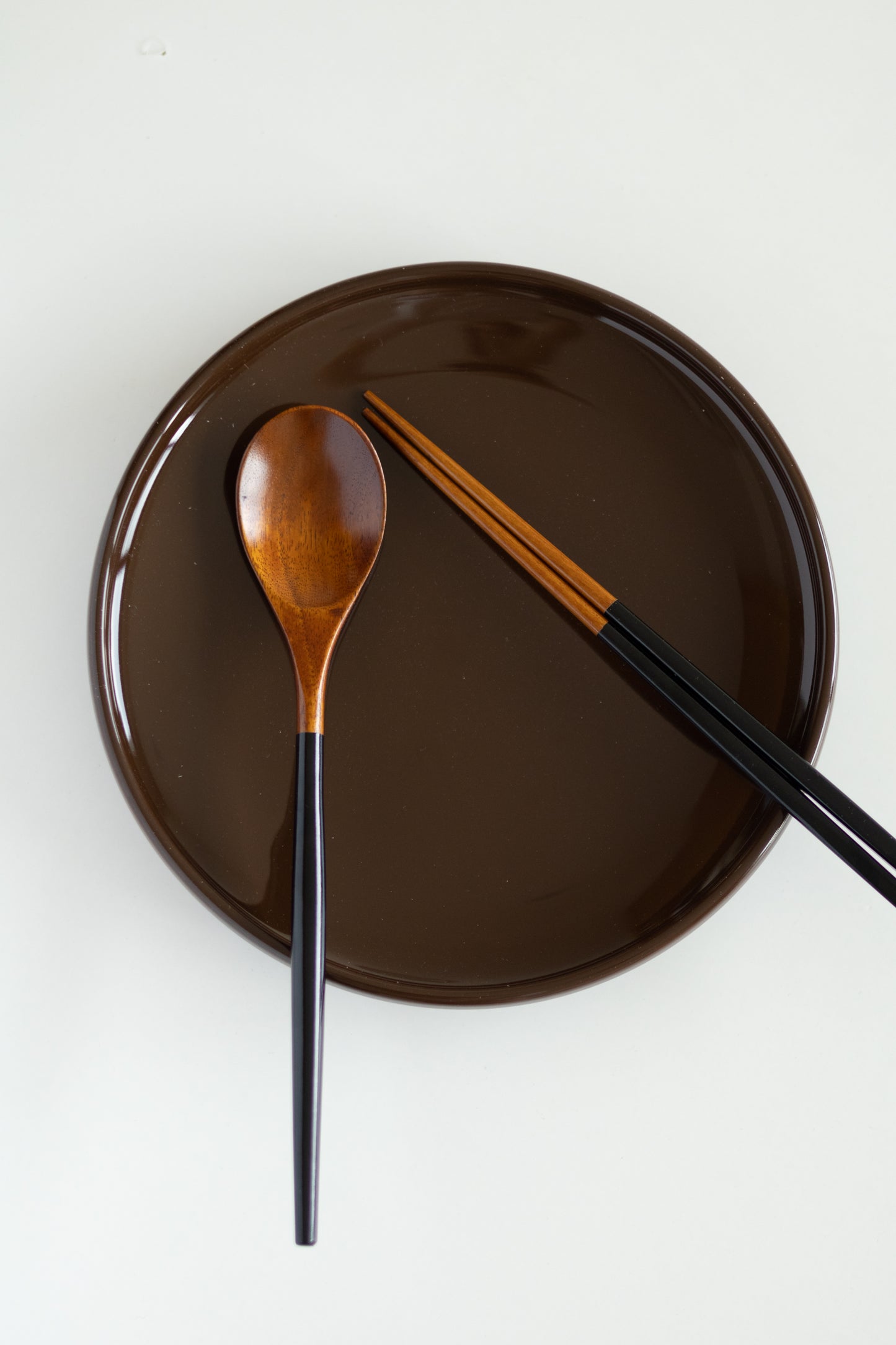 wood lacquered cutlery set 天然漆木製餐具組