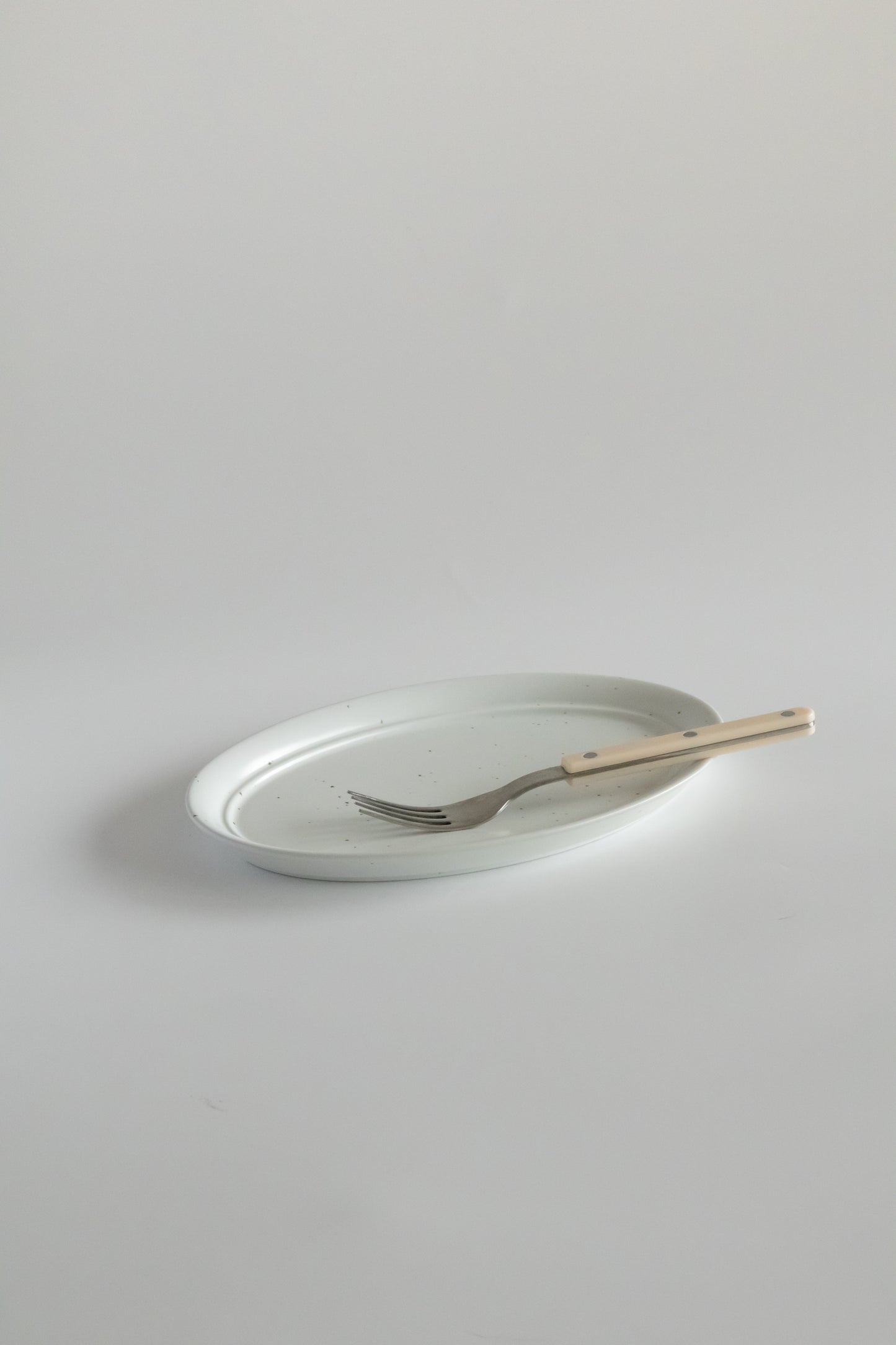 Urban oval shallow plate