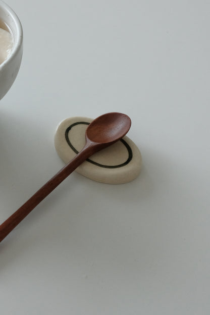 wood dessert spoon 韓國咖啡廳 木頭點心湯匙